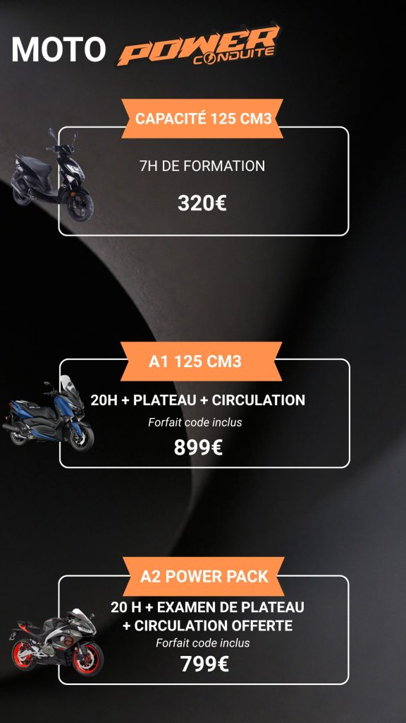 TARIFS PERMIS MOTO POWERCONDUITE AUBAGNE